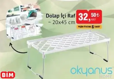 OKYANUS HOME DOLAP İÇİ RAF